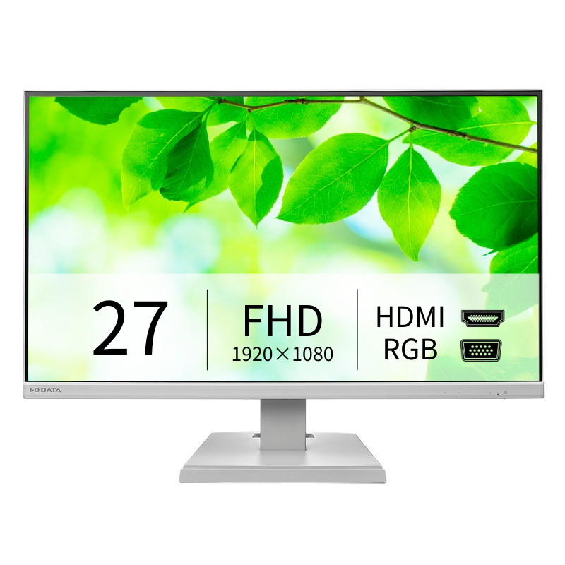 LCD-A271DW/27インチ フルHD液晶モニター ホワイト